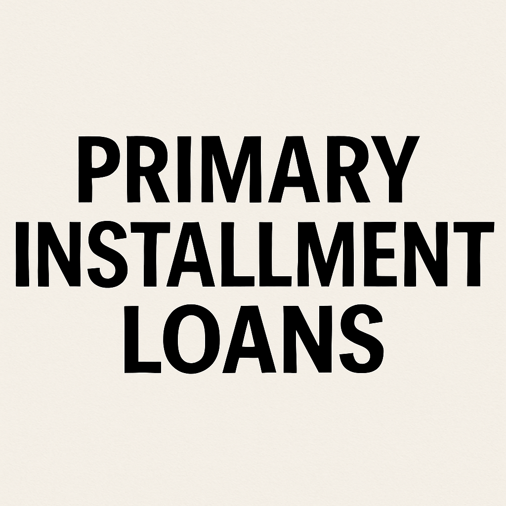 Primary Installment Loans